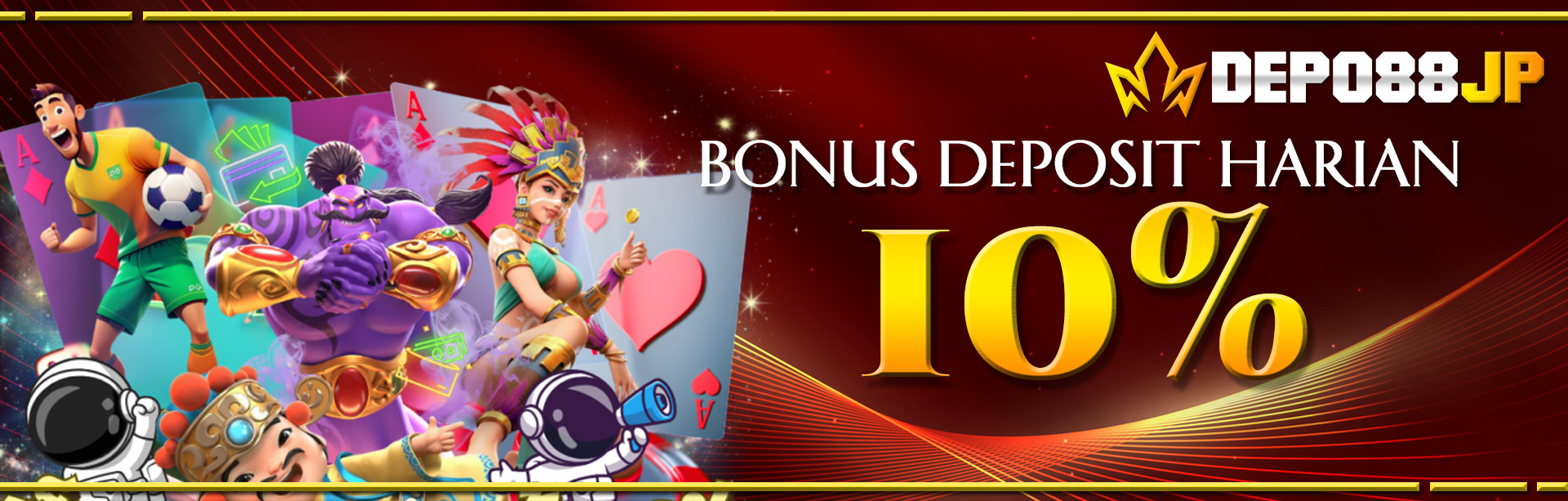 BONUS DEPOSIT HARIAN 10%