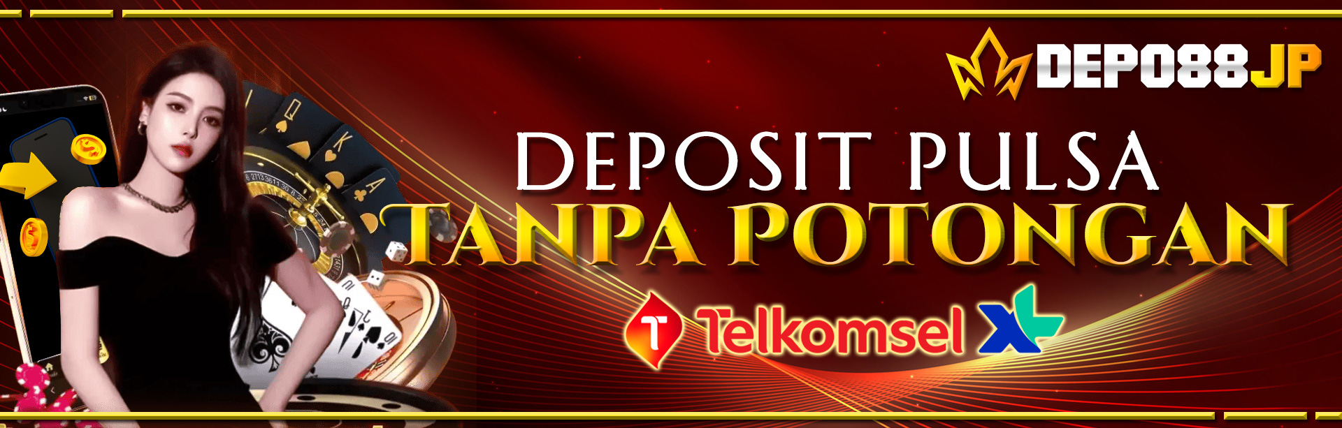 DEPOSIT PULSA TANPA POTONGAN