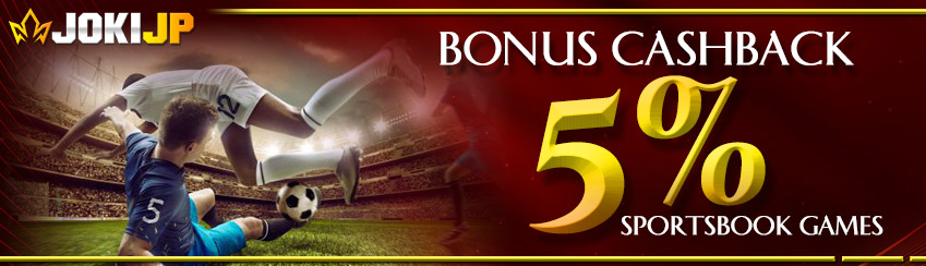 BONUS CASHBACK SPORTSBOOK 5%	